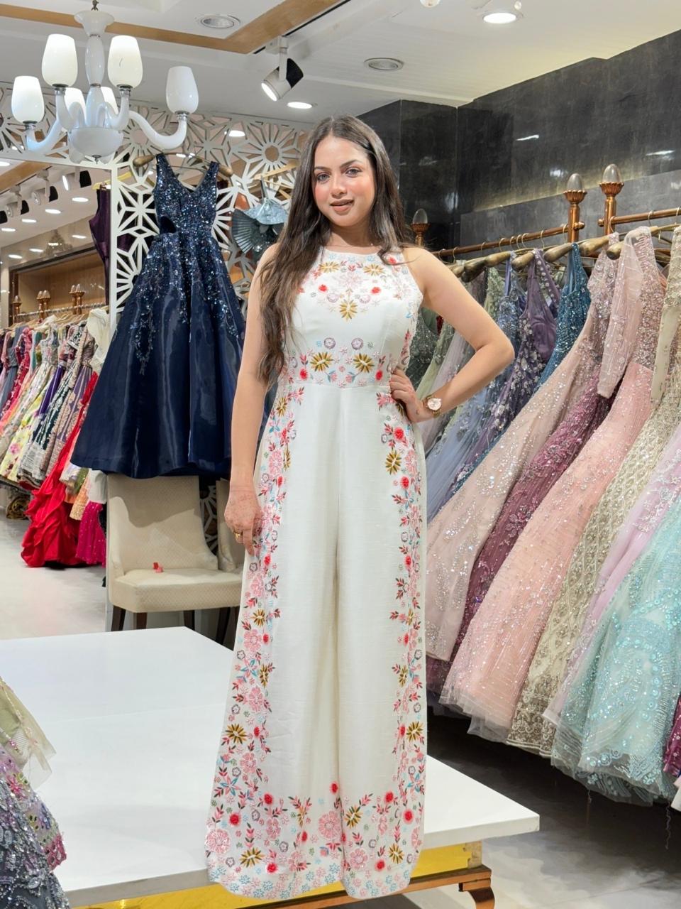 Indo-Western Handwork Jumpsuit for Women Elegant and Trendy