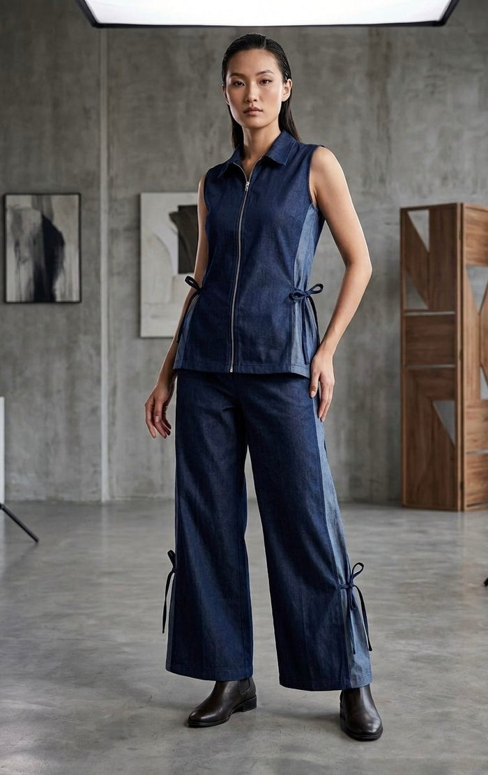 Denim Coord Set for Women – Trendy Casual Co-Ord Outfit