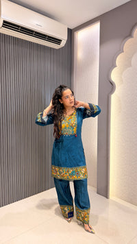 Muslin Digital Print Co-ord Set