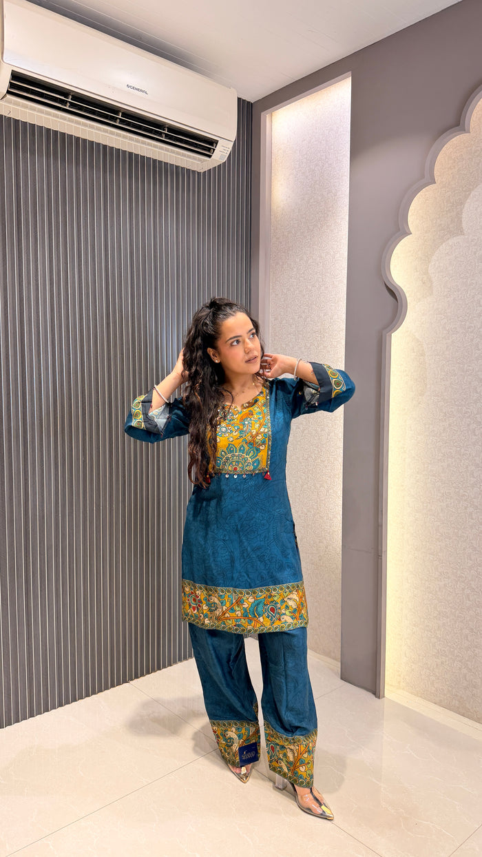 Muslin Digital Print Co-ord Set