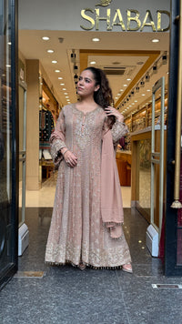 Georgette Sequin & Beads Work Suit Set | Up to Size 44 | Festive & Party Wear