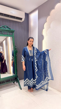 Printed Cotton Suit Set