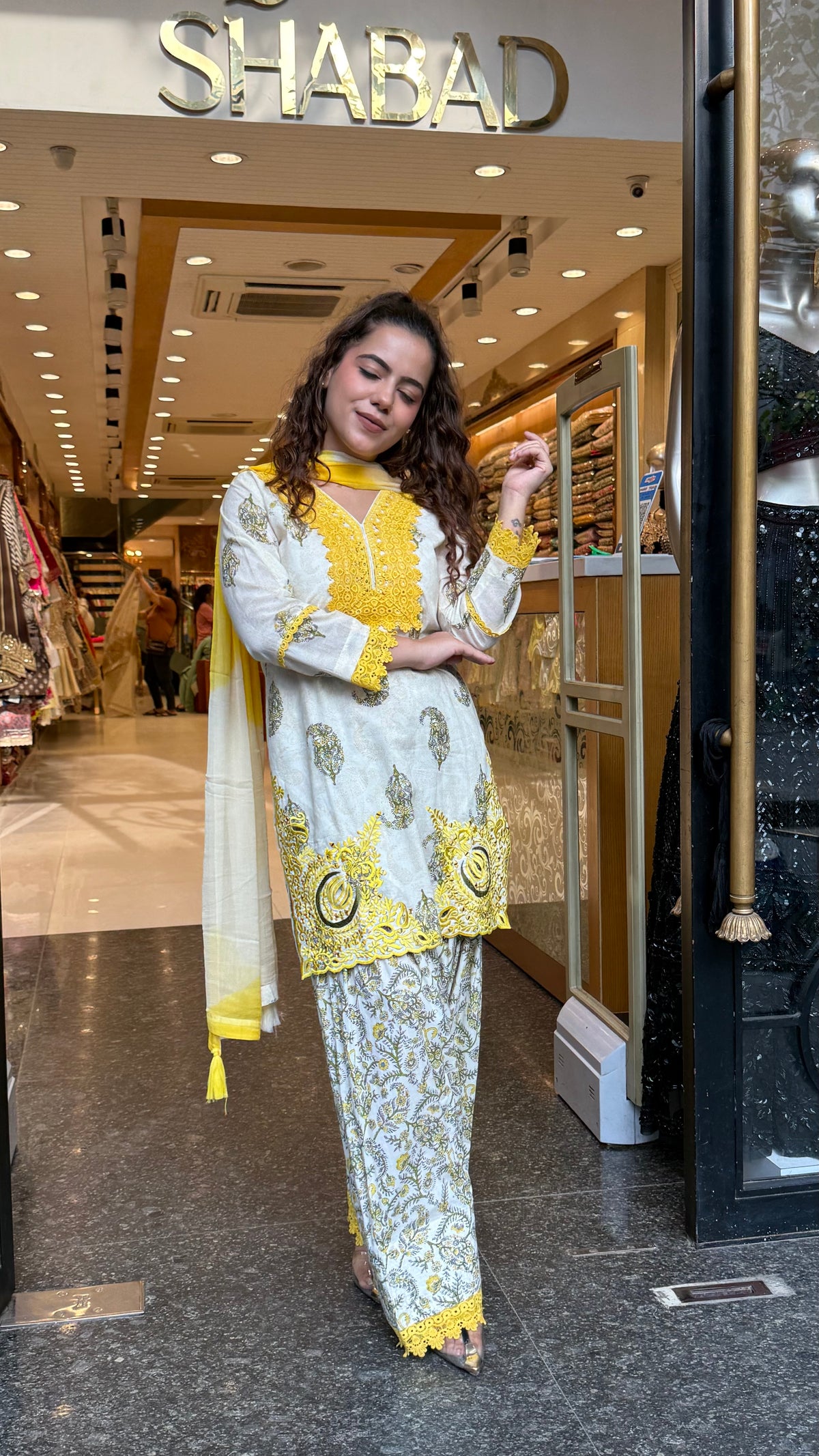 Budget-Friendly Printed Cotton Suit Set with Farshi Salwar & Thread Embroidery | Up to Size 44