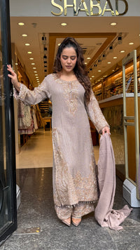 Luxury Georgette Suit Set with Sequin & Hand Bead Work | Premium Designer Ethnic Wear