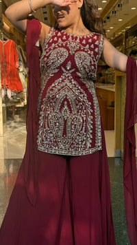 Designer Dori Sequin Cutdana Suit Set