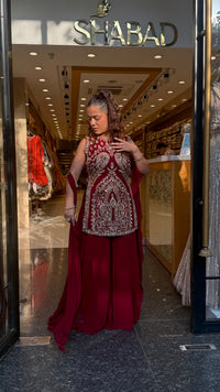 Designer Dori Sequin Cutdana Suit Set