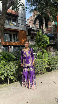 Chinon Dori, Sequin & Mirror Work Suit Set | Designer Ethnic Wear