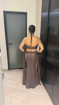 Pearl Embellished Fish Cut Lehenga | Net Fabric | Sizes Up To 42