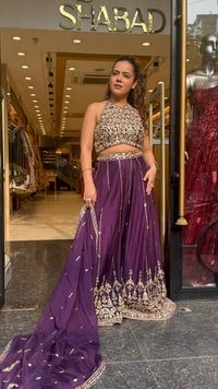 Designer Raw Silk Indo-Western Set with Handworked Gotta Work | Premium Ethnic Wear | Up to Size 44