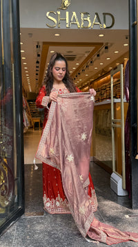 Women’s Chinon Fabric Suit Set | Zari Work & Cutwork | Premium Ethnic Wear | Sizes Up to 46