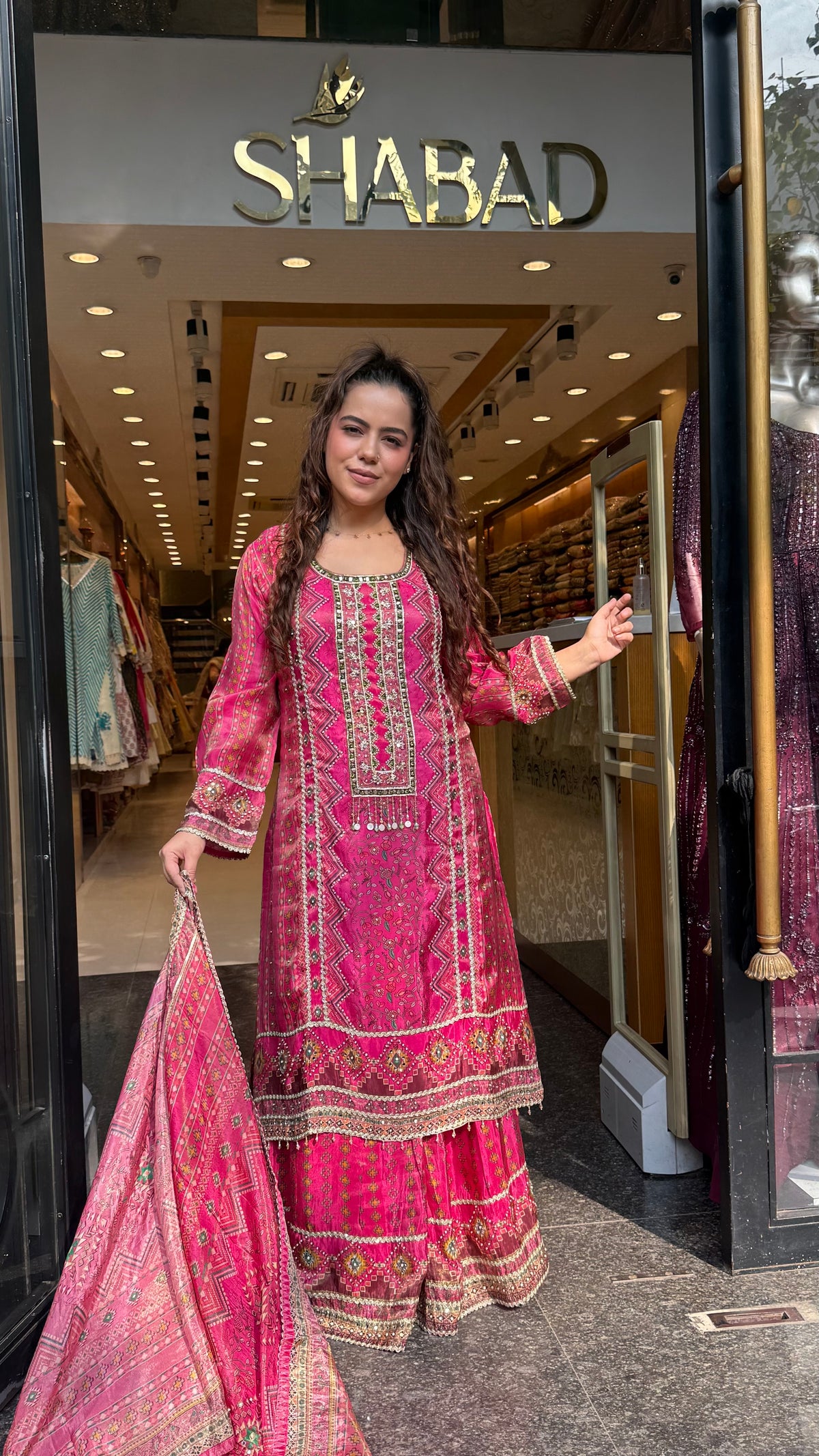Women’s Shimmer Tissue Suit Set | Pearl, Cutdana & Zarkan Work | Premium Ethnic Wear