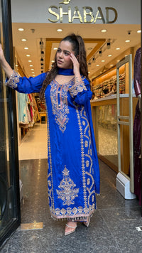 Chinon Beads Work Suit Set | Premium Ethnic Wear | Up to Size 46