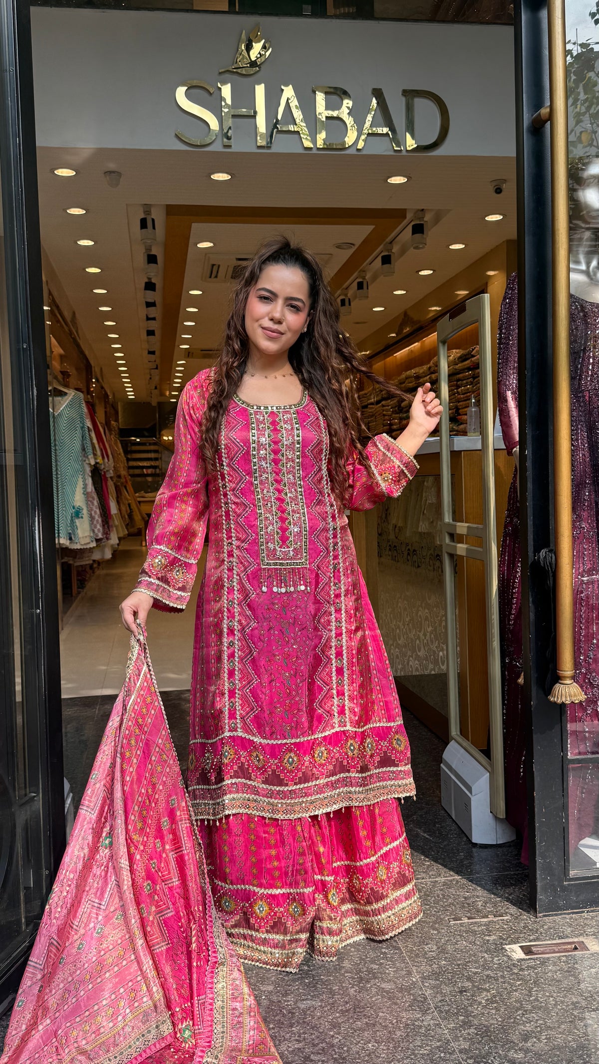Women’s Shimmer Tissue Suit Set | Pearl, Cutdana & Zarkan Work | Premium Ethnic Wear