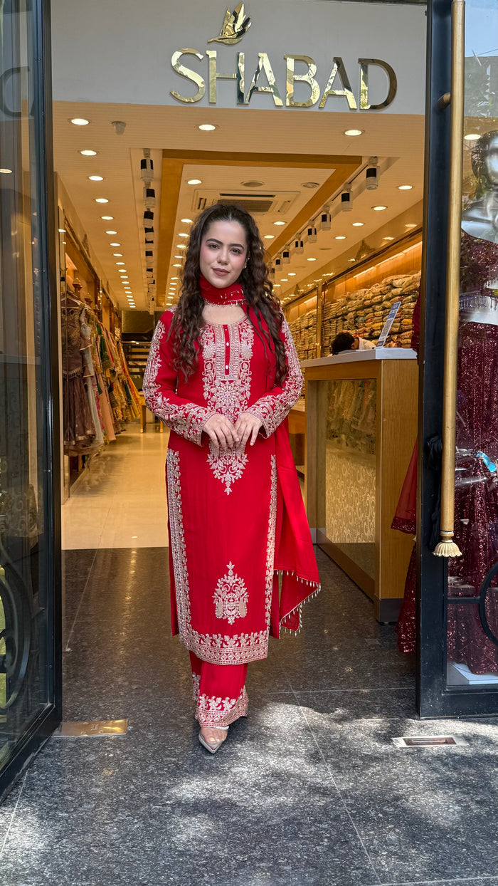 Beads Handwork Georgette Suit Set
