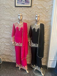 Blue Handwork Suit | Elegant Ethnic Wear for Special Occasions