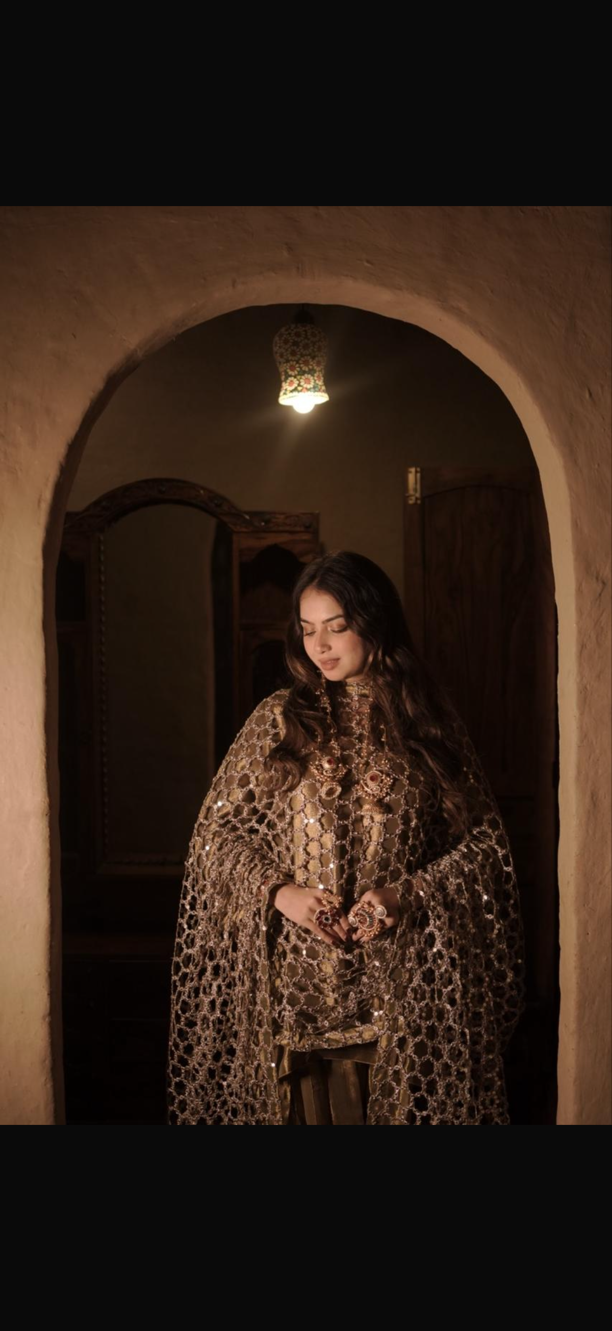 Shimmer Silk Suit Set