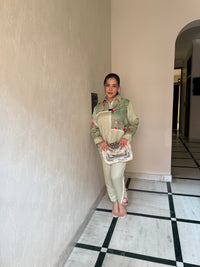 Hand-Painted Linen Coord Set