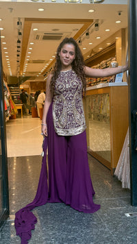 Designer Dori Sequin Cutdana Suit Set