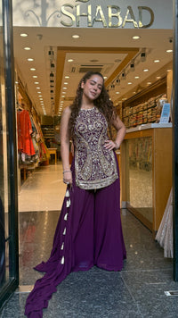 Designer Dori Sequin Cutdana Suit Set