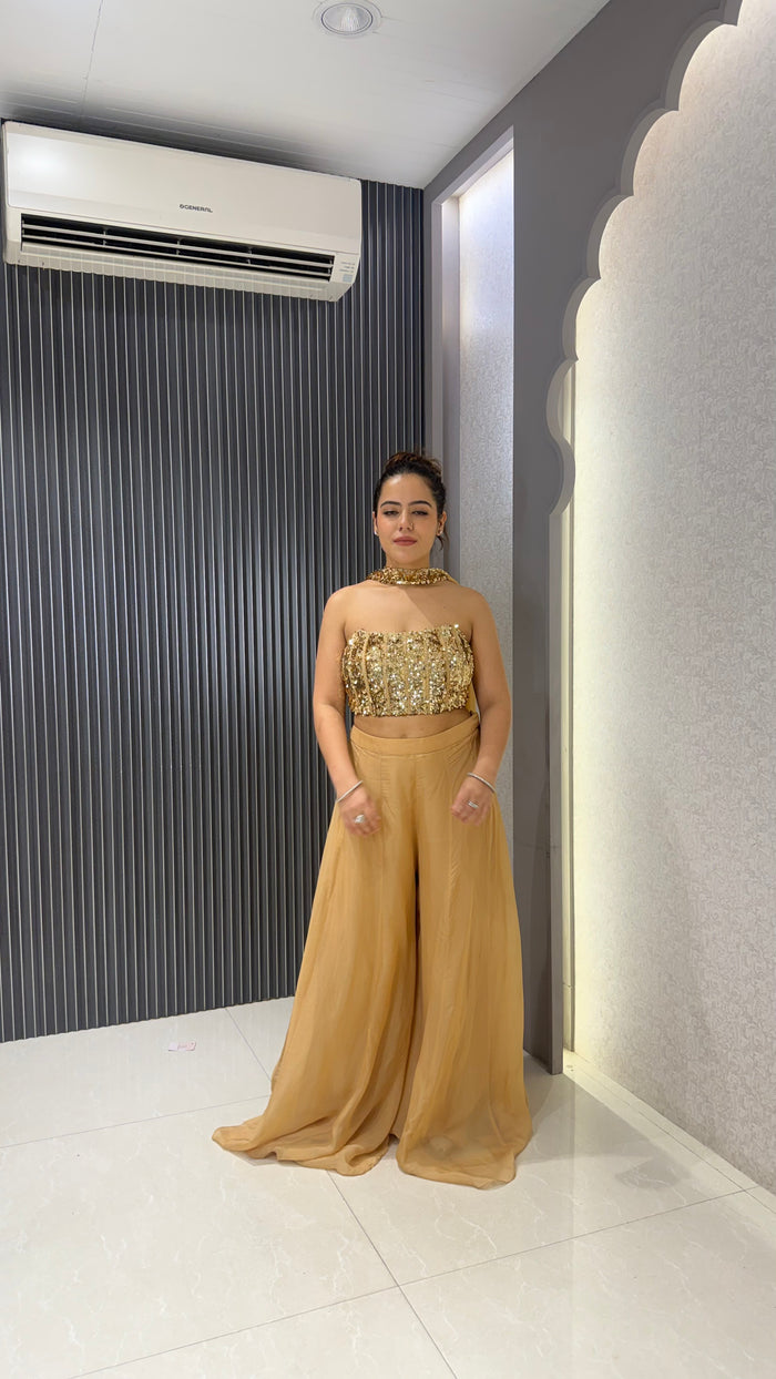 Sequin Work Indo Western Outfit | Designer Party Wear