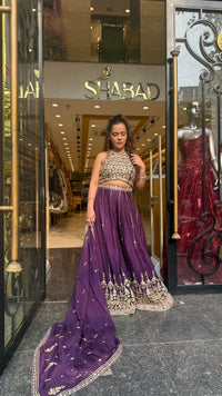 Designer Raw Silk Indo-Western Set with Handworked Gotta Work | Premium Ethnic Wear | Up to Size 44