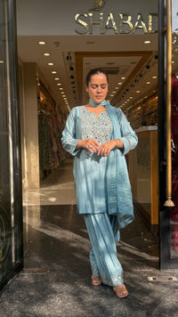 Budget Friendly Maheshwari Cotton Suit with Mirror Work | Up to Size 46
