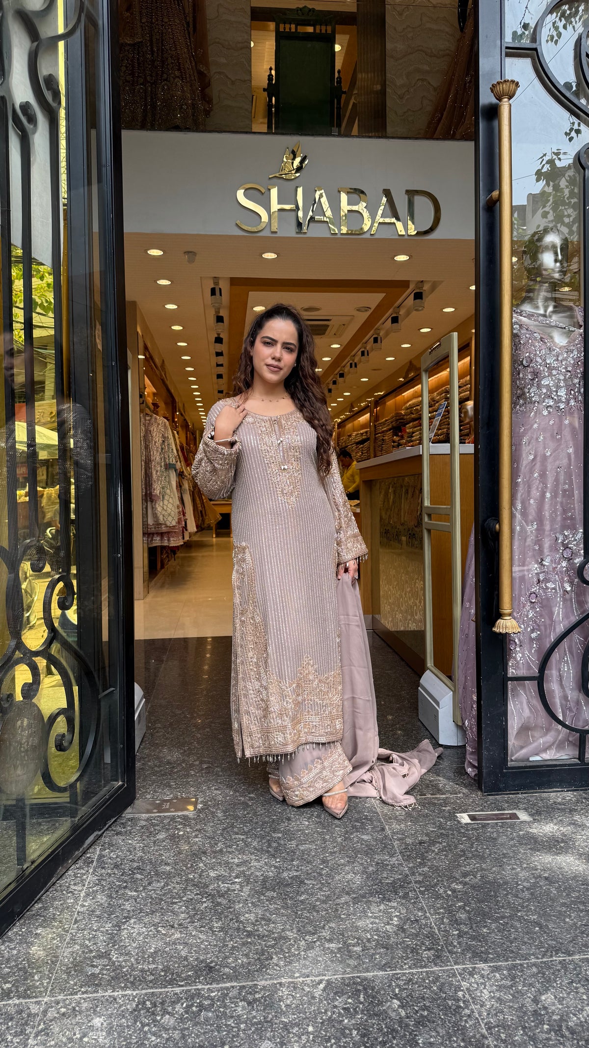 Luxury Georgette Suit Set with Sequin & Hand Bead Work | Premium Designer Ethnic Wear
