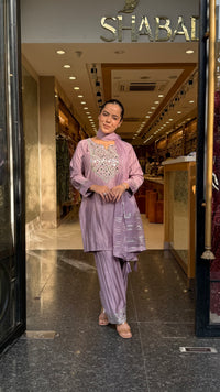 Budget Friendly Maheshwari Cotton Suit with Mirror Work |