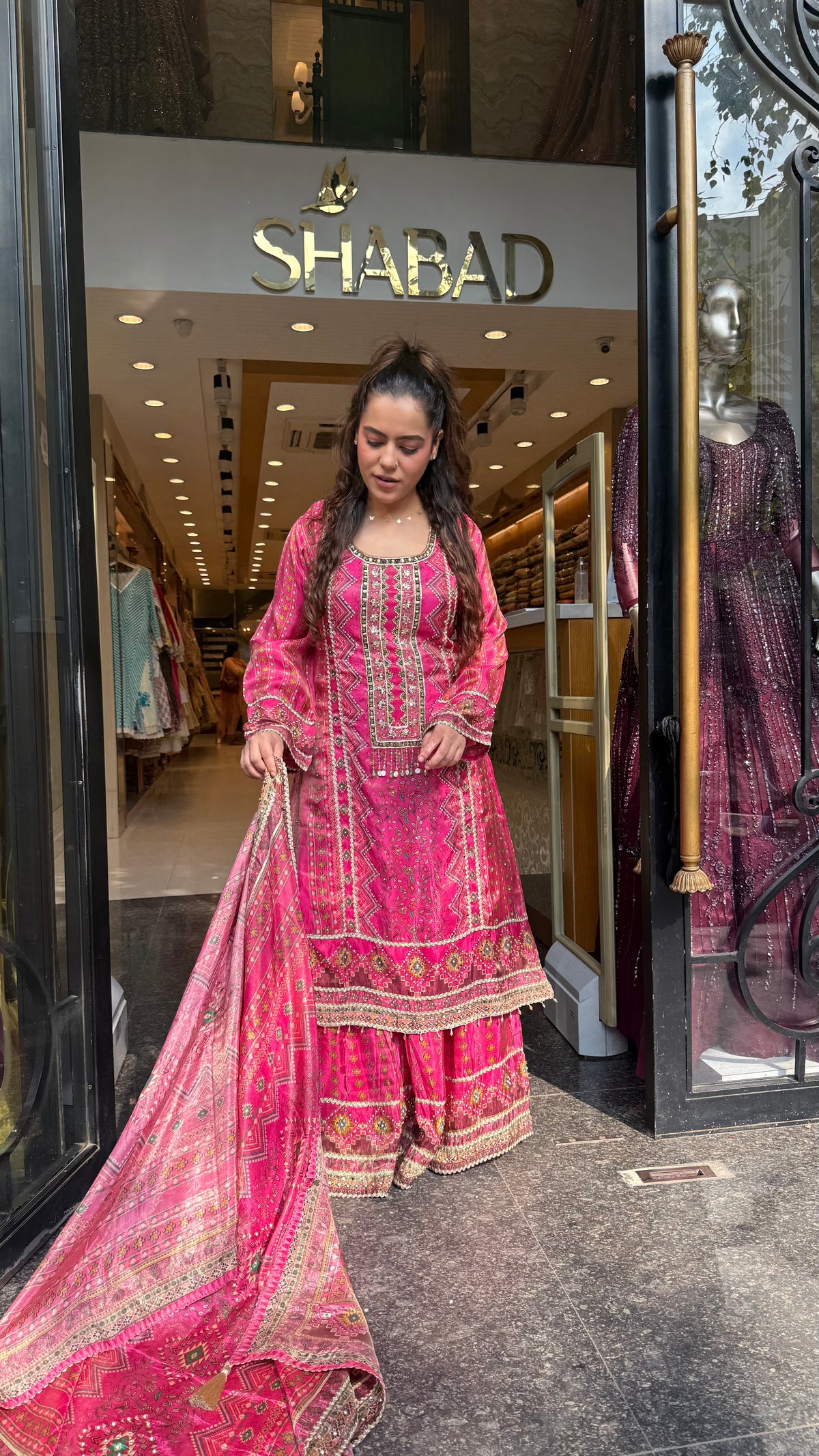 Women’s Shimmer Tissue Suit Set | Pearl, Cutdana & Zarkan Work | Premium Ethnic Wear