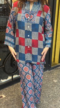 Digital Print Co-Ord Set in Soft Indian Crepe Fabric