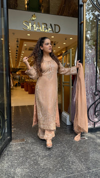 Luxury Georgette Suit Set with Sequin & Hand Bead Work | Premium Designer Ethnic Wear