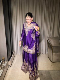 Sequence & Pearl Handwork Suit Set