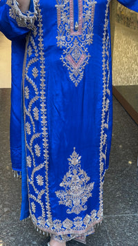 Chinon Beads Work Suit Set | Premium Ethnic Wear | Up to Size 46