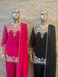 Blue Handwork Suit | Elegant Ethnic Wear for Special Occasions