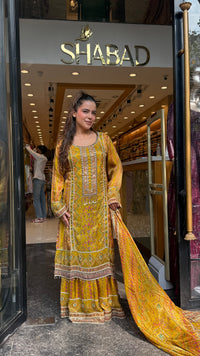 Women’s Shimmer Tissue Suit Set | Pearl, Cutdana & Zarkan Work | Premium Ethnic Wear