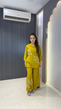 Women’s Linen Co-Ord Set with Dori Work | Premium Two-Piece Outfit