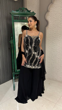 Handcrafted Sequin, Beeds and Pearl  Work Suit Set – Elegant Ethnic Wear