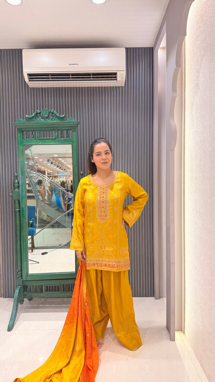 Banarasi Weaving Suit Set