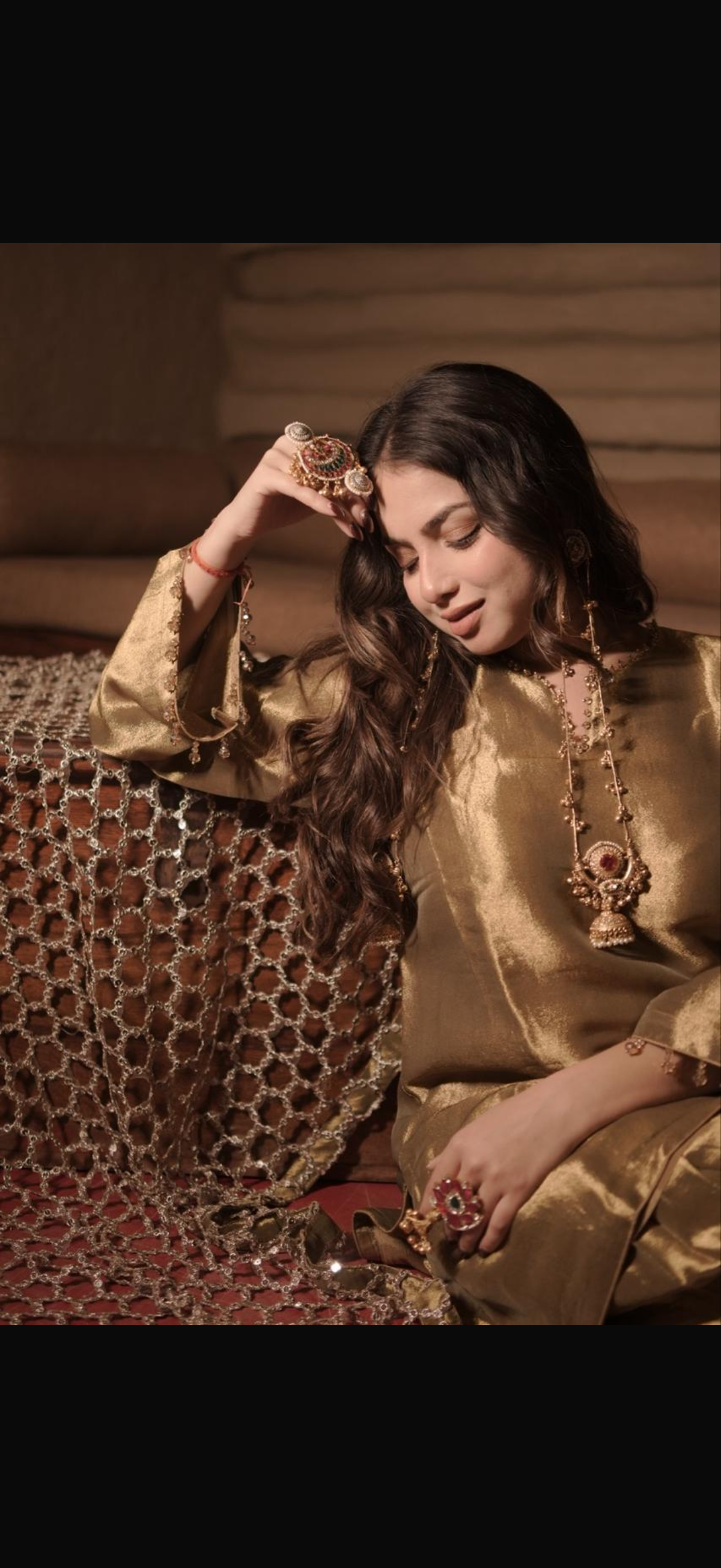 Shimmer Silk Suit Set