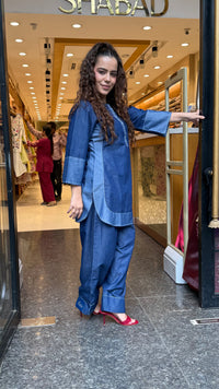 Women’s Cotton Denim Co-Ord Set | Casual Two-Piece Outfit
