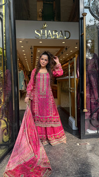 Women’s Shimmer Tissue Suit Set | Pearl, Cutdana & Zarkan Work | Premium Ethnic Wear