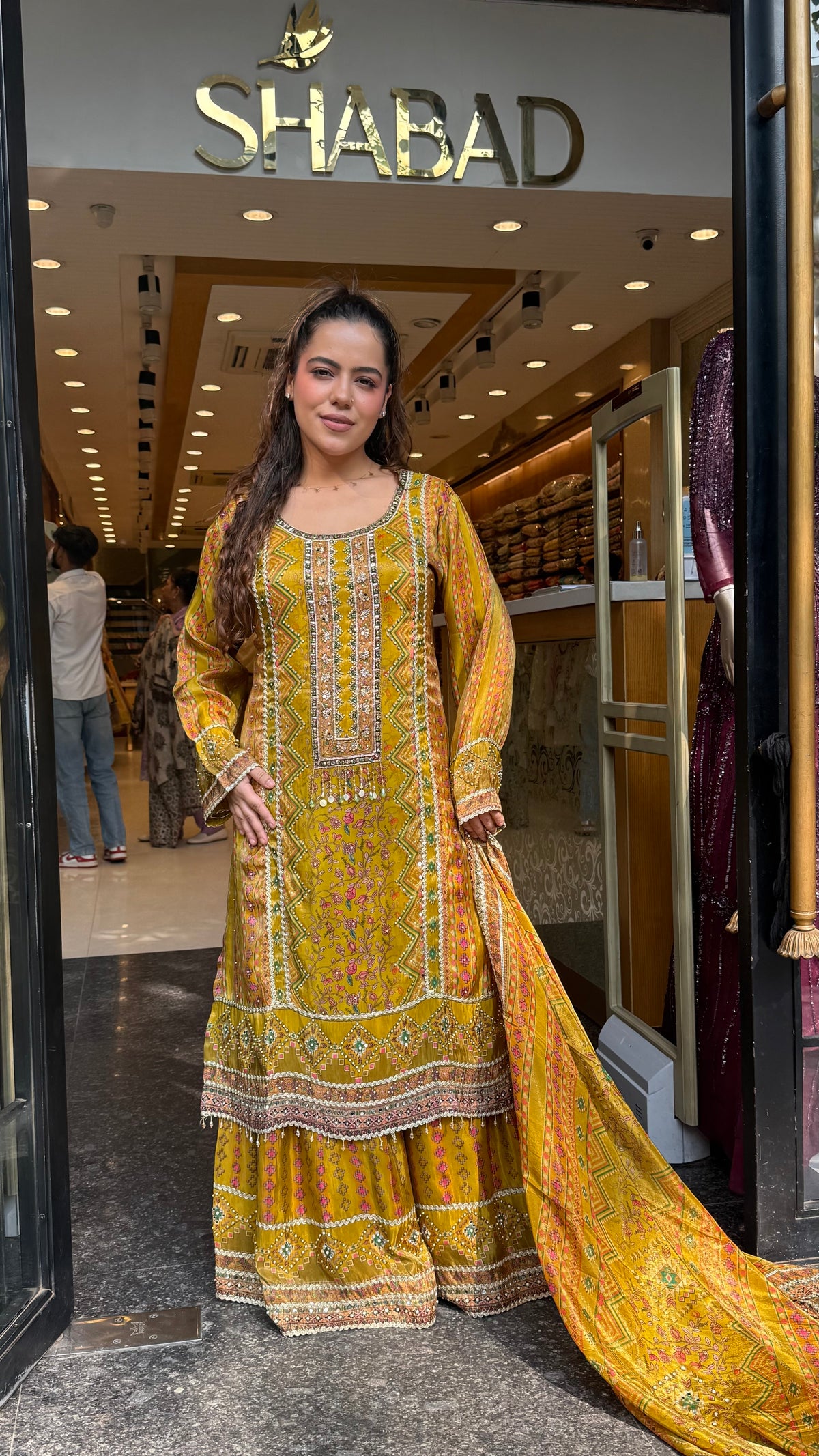 Women’s Shimmer Tissue Suit Set | Pearl, Cutdana & Zarkan Work | Premium Ethnic Wear