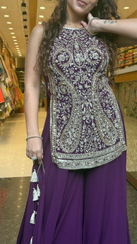 Designer Dori Sequin Cutdana Suit Set