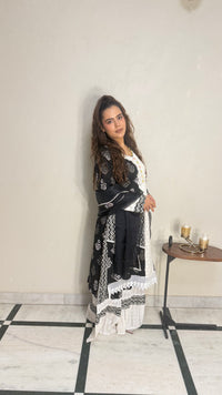 Printed Pakistani Cotton Suit with Lace Work | Budget-Friendly Ethnic Wear | Sizes Up to 46