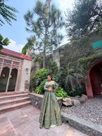 Banarasi Lehenga Set with Handworked Jacket – Designer Ethnic Wear