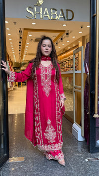 Chinon Beads Work Suit Set | Premium Ethnic Wear | Up to Size 46