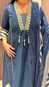 Printed Cotton Suit Set