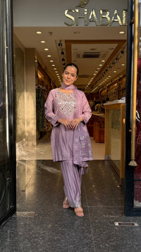 Budget Friendly Maheshwari Cotton Suit with Mirror Work |
