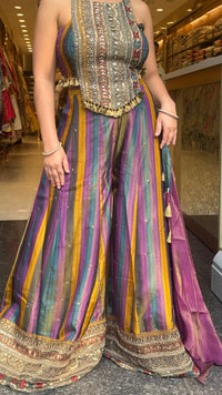 Shimmer Tissue Indo-Western Outfit | Sizes Up to 42