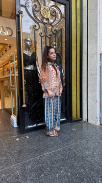 Women’s Indian Crepe Digital Print Co-ord Set | Premium Printed Coord | Sizes Up to 44